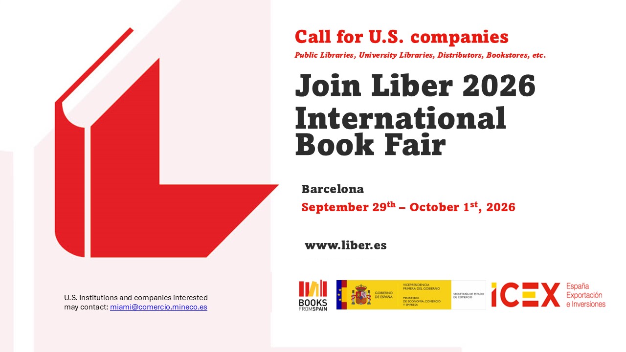 DISTRIBUTOR or LIBRARIAN? Click and fill out the form and join us at LIBER, the leading professional book fair in Spain.